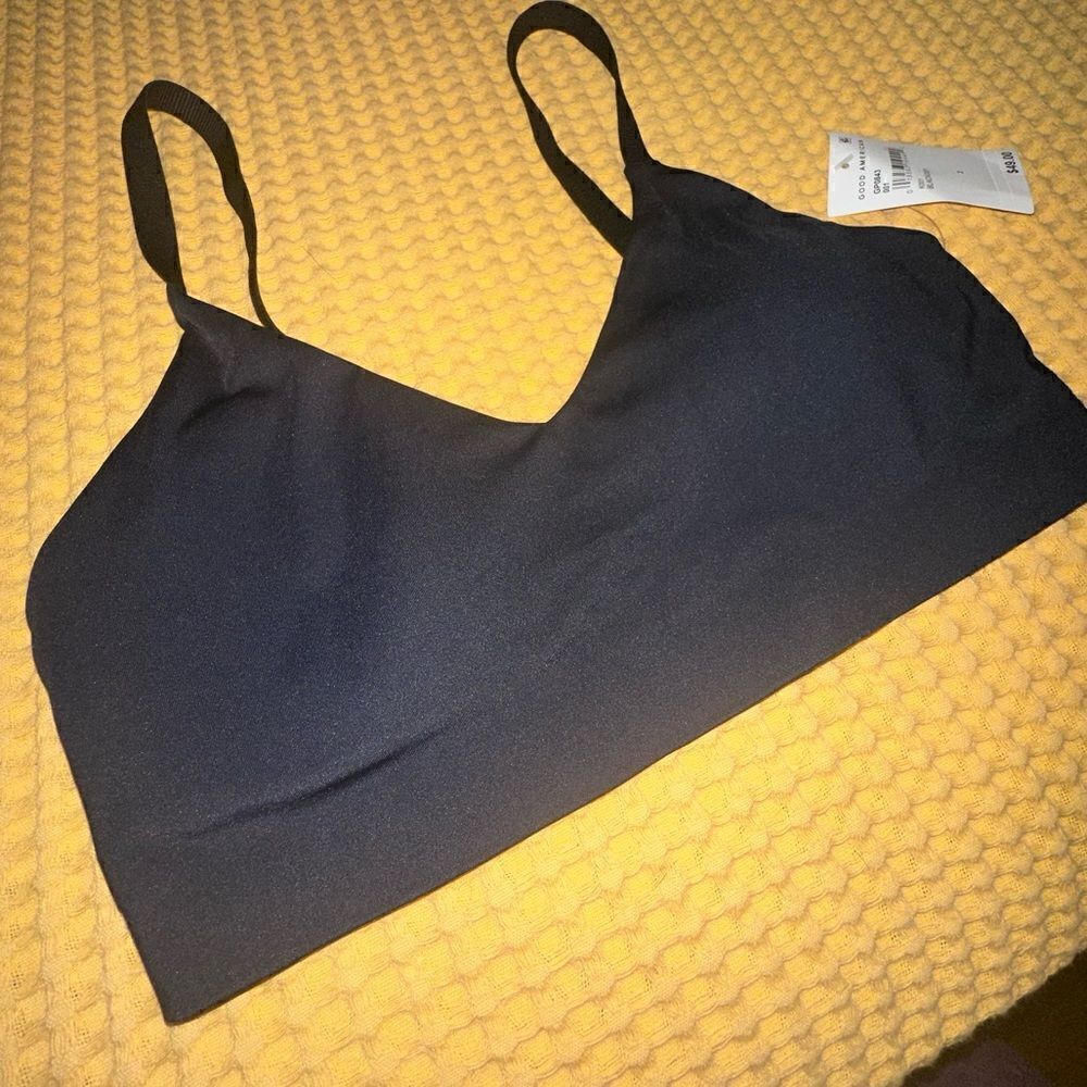 Good American | NWT Adjustable Bra Black Size 2/S